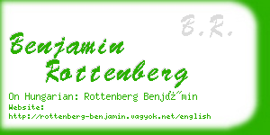 benjamin rottenberg business card